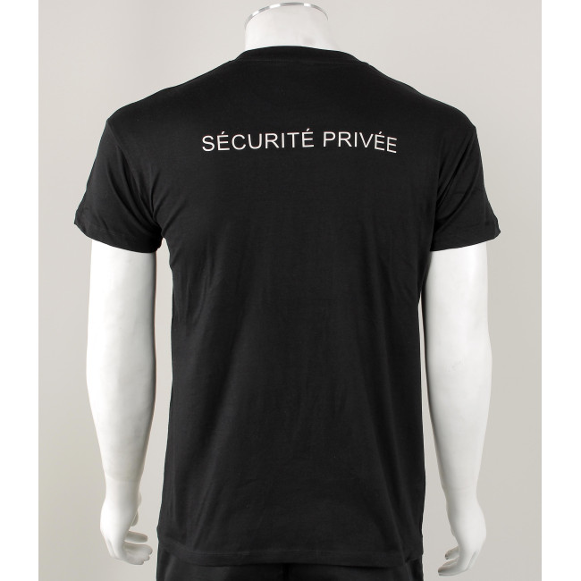 Camiseta serigrafiada Seguridad Privada - Negro - Patrol Equipment