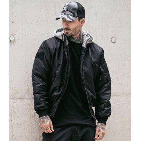 Hoodie jas MA1 grijs/zwart - Brandit