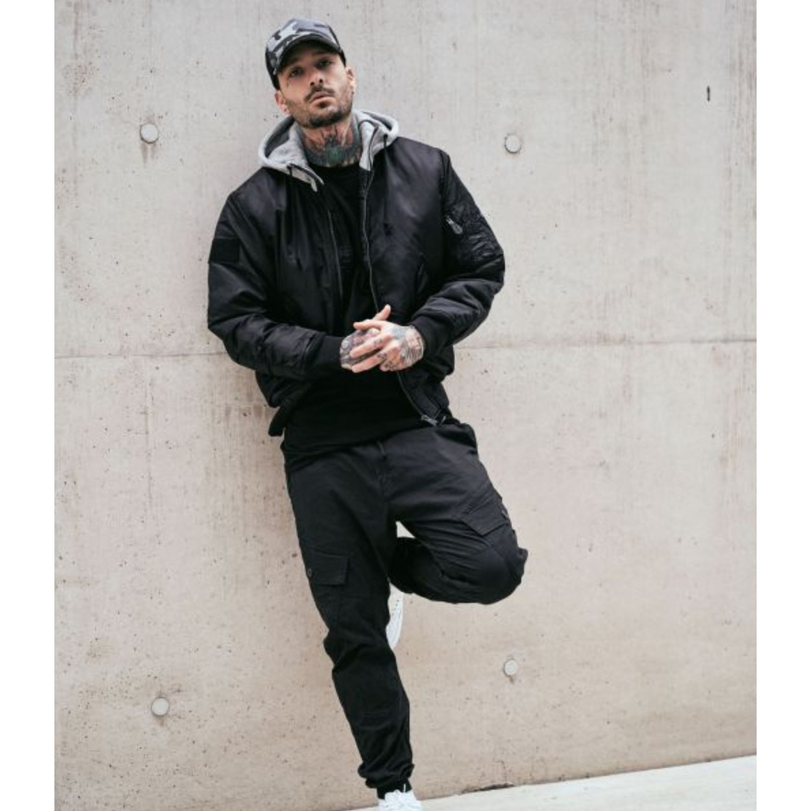 Brandit - MA1 Bomber Hooded Veste