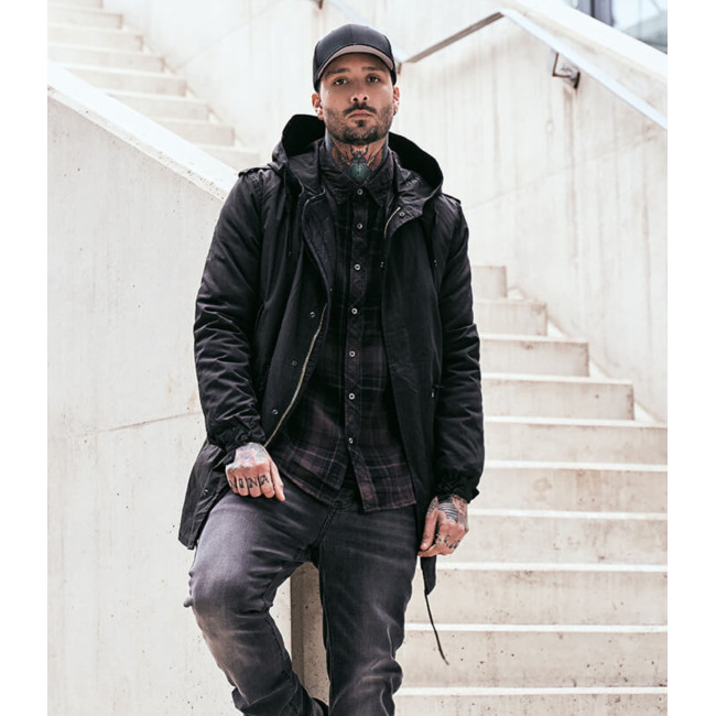 Parka militaire homme US M51 noir - Brandit