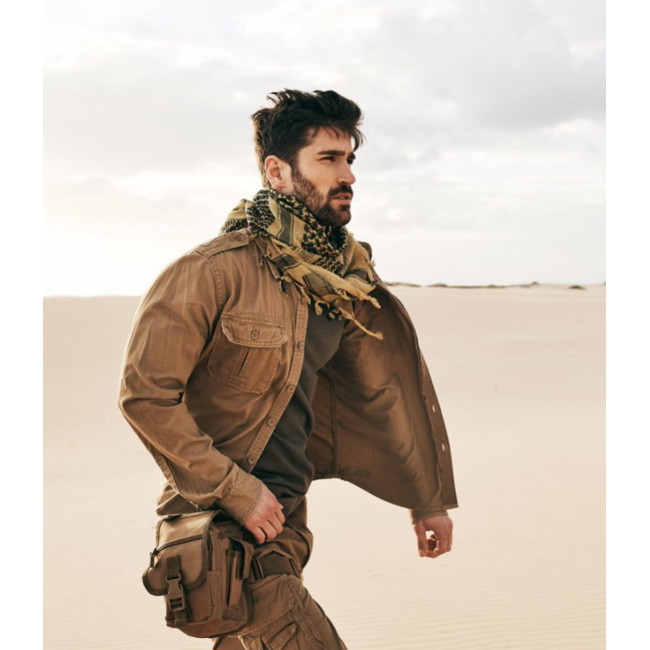 Koszula Vintage Longsleeve Military Style Camel - Brandit