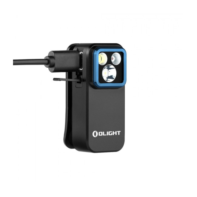 Tactische vest lamp 500 lm & rood licht OCLIP Pro zwart - Olight