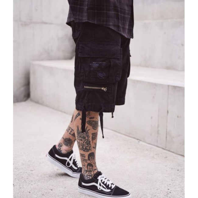 Savage Vintage Shorts schwarz - Brandit