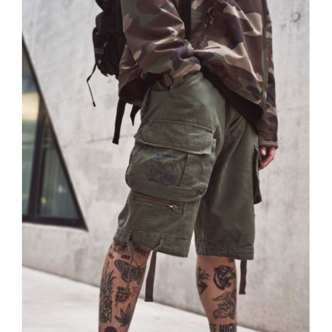 Savage Vintage Shorts oliv - Brandit