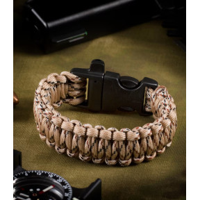 Bracelet de survie Desert Camo - Invader Gear