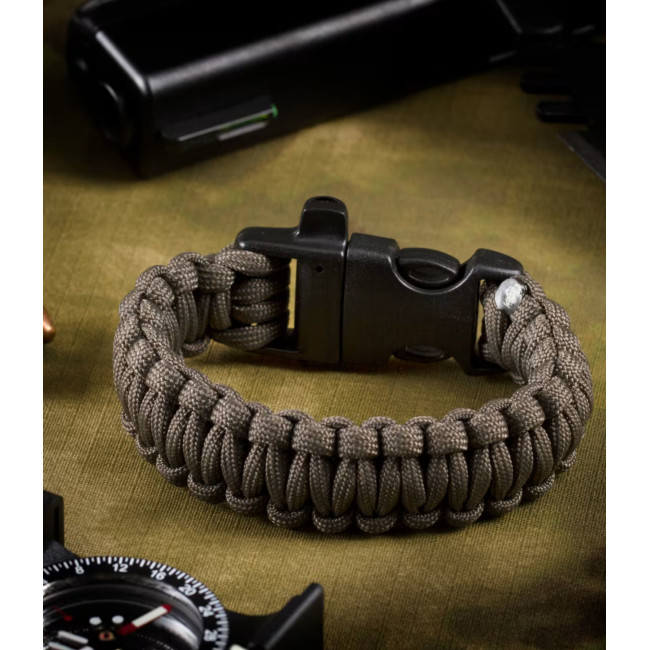 Bransoletka survivalowa Gun Grey - Invader Gear