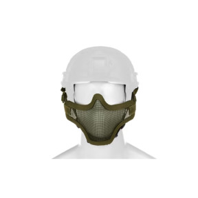 Fast Stalen Halfmasker OD - Invader Gear
