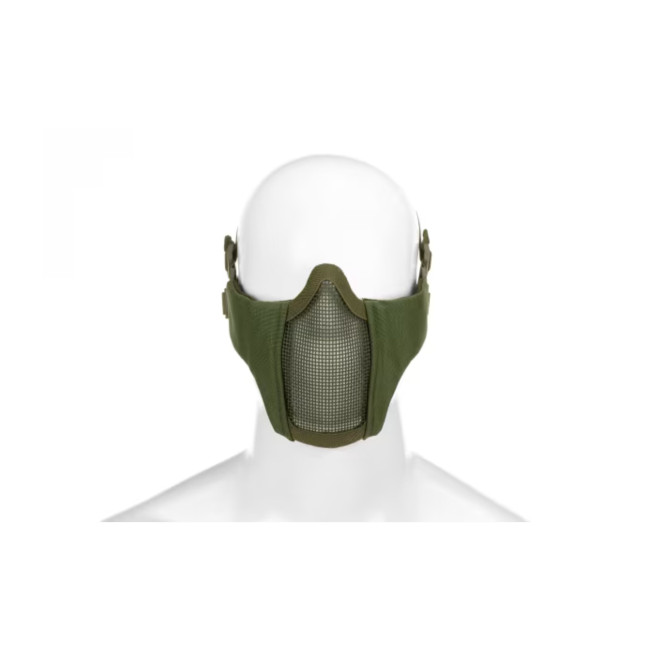 Demi-masque facial en acier OD - Invader Gear