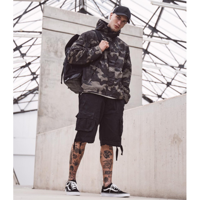 Windbreaker mit Reißverschluss Darkcamo - Brandit
