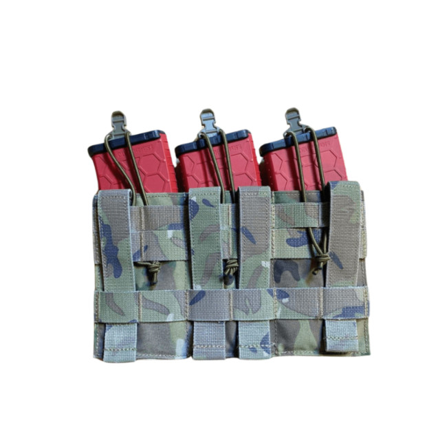 Porta caricatore triplo 5.56 Castra Praetoria - Multicam - Honor