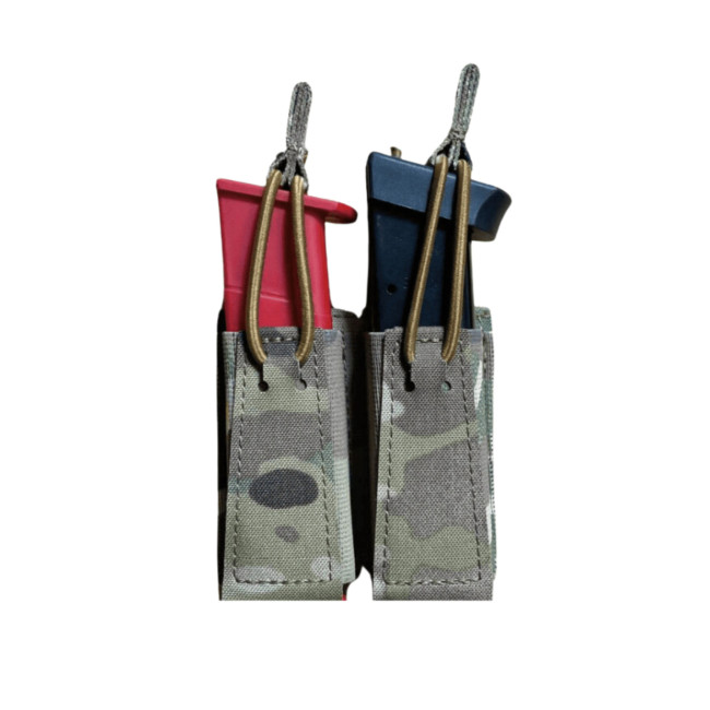 Dubbele pistool 9mm magazijnhouder Easy Legio Now - Multicam - Honor