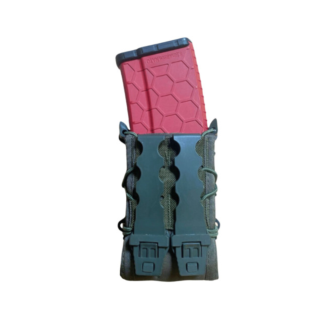 Porta-carregador duplo multi-calibre Fast Legio Now - Verde Ranger - Honor