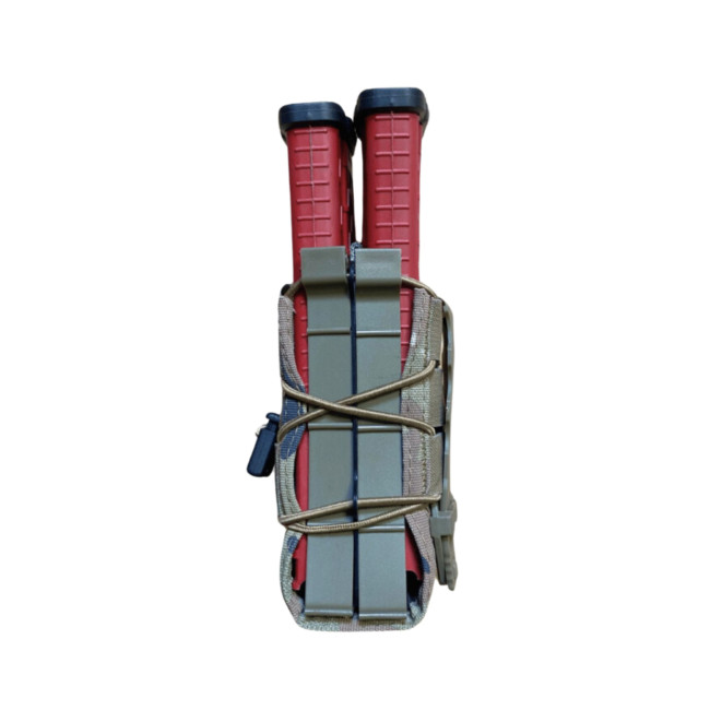 Dubbele multi-kaliber magazijnhouder Fast Legio Now - Multicam - Honor