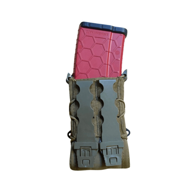 Portacaricatore doppio multi-calibro Fast Legio Now - Coyote - Honor