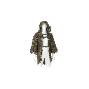Ghillie en feuille Woodland - Invader Gear