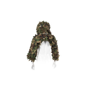 Ghillie sniper Bolero en feuille Woodland - Invader Gear
