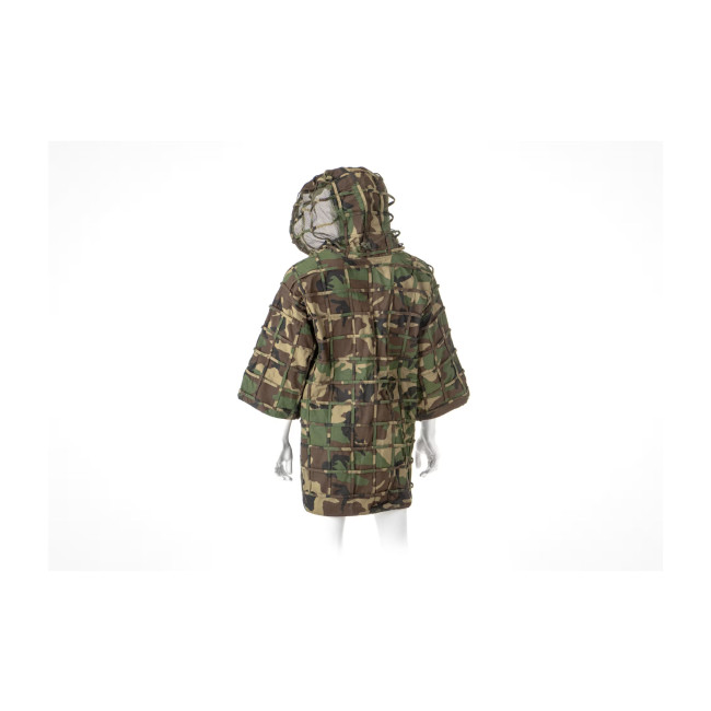 Einfarbiger Ghillie Woodland - Invader Gear