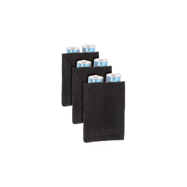 Lot de 3 porte-batterie Black - Invader Gear