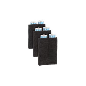 Set van 3 batterijhouders Black - Invader Gear