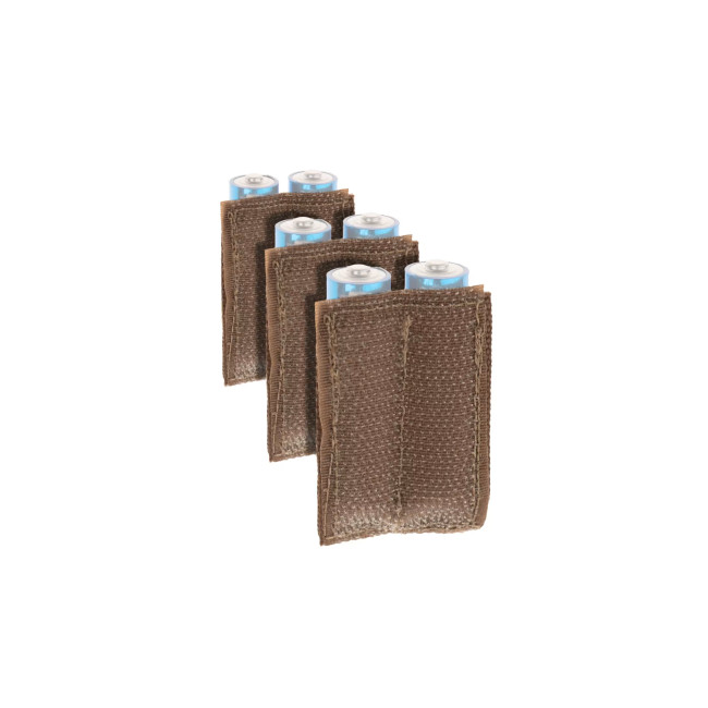 Set van 3 batterijhouders Coyote - Invader Gear