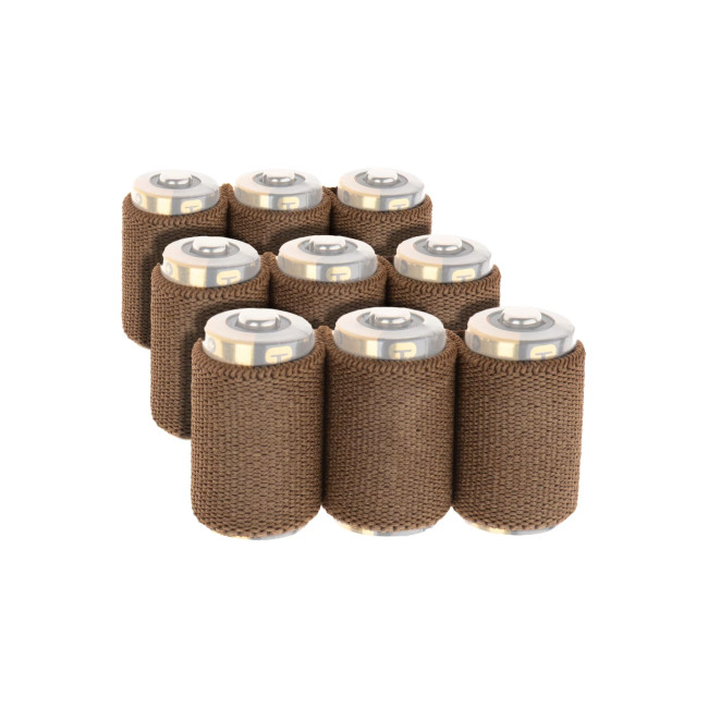 Pack de 3 lots de 3 porte-batterie Coyote - Invader Gear