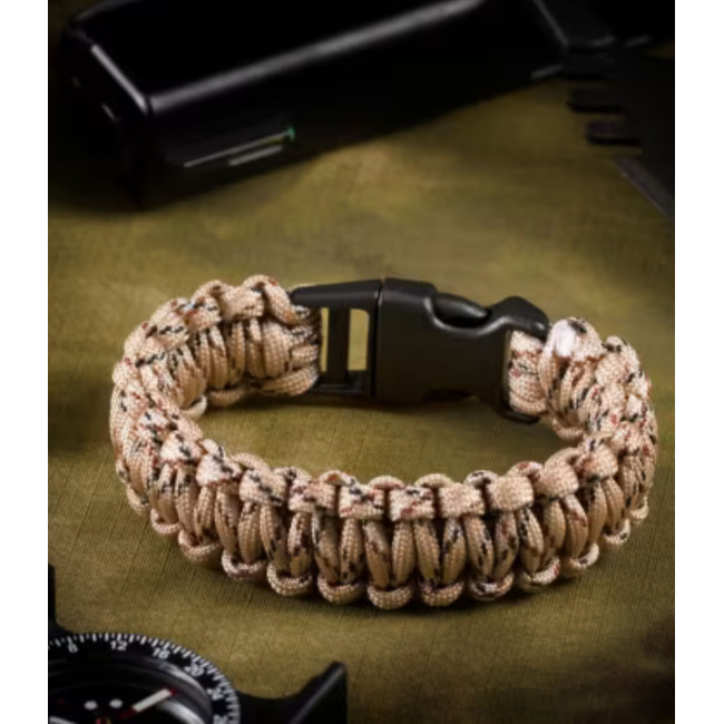 Paracord Bracelet Desert Camo - Invader Gear