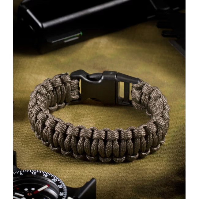 Bransoletka Paracord Gun Grey - Invader Gear