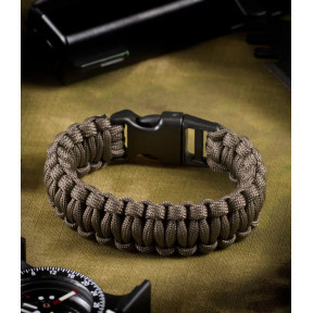 Bransoletka Paracord Gun Grey - Invader Gear