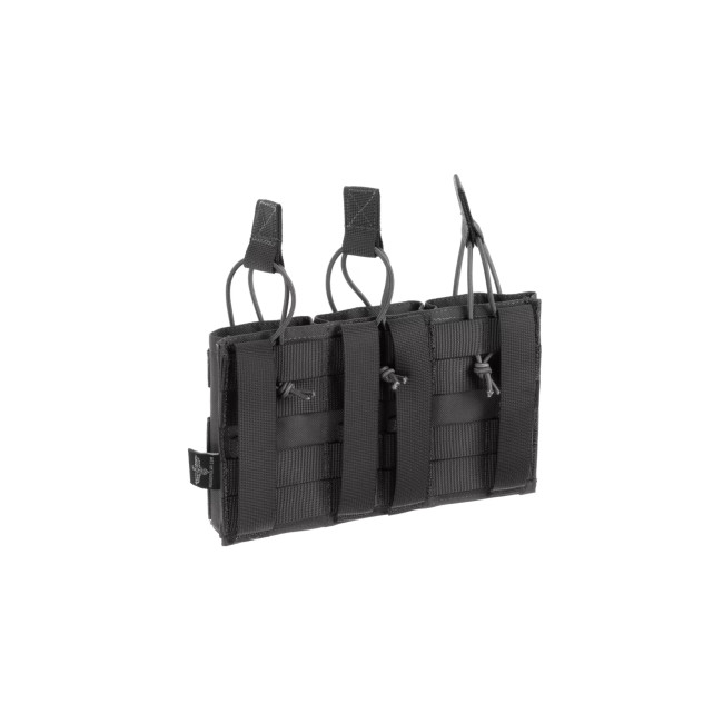 Dreifach-Schnellzugriff-Magazintasche 5.56 Wolf Grey - Invader Gear