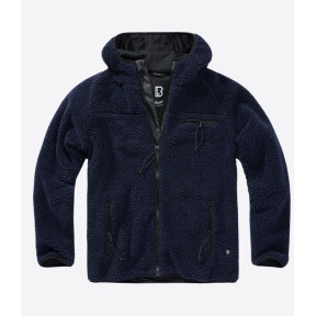 Marine Fleecejacke mit Kapuze - Brandit