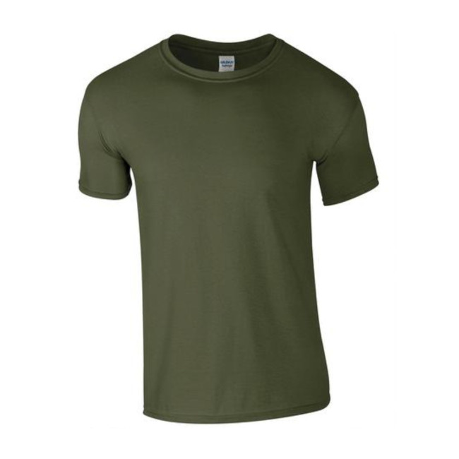 T-shirt ring spun 160 Verde Militare - Gildan
