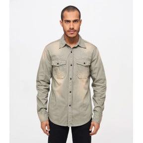 Koszula Denim Hardee Vintage Zielona - Brandit
