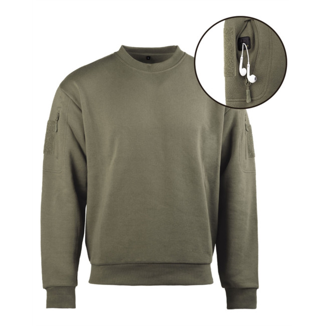 Bluza taktyczna okrągły dekolt ranger green - Miltec