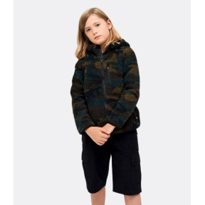 Kinder-Fleecejacke mit Kapuze Woodland - Brandit