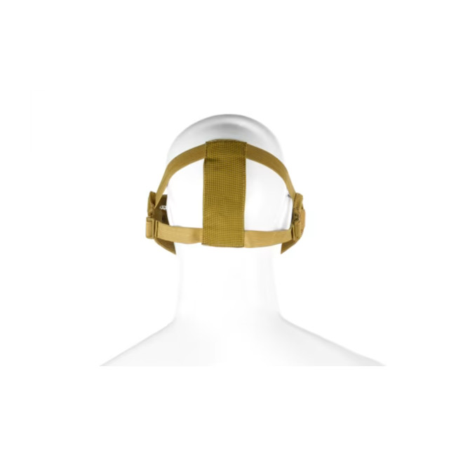 Masque facial grillage acier Tan - Invader Gear