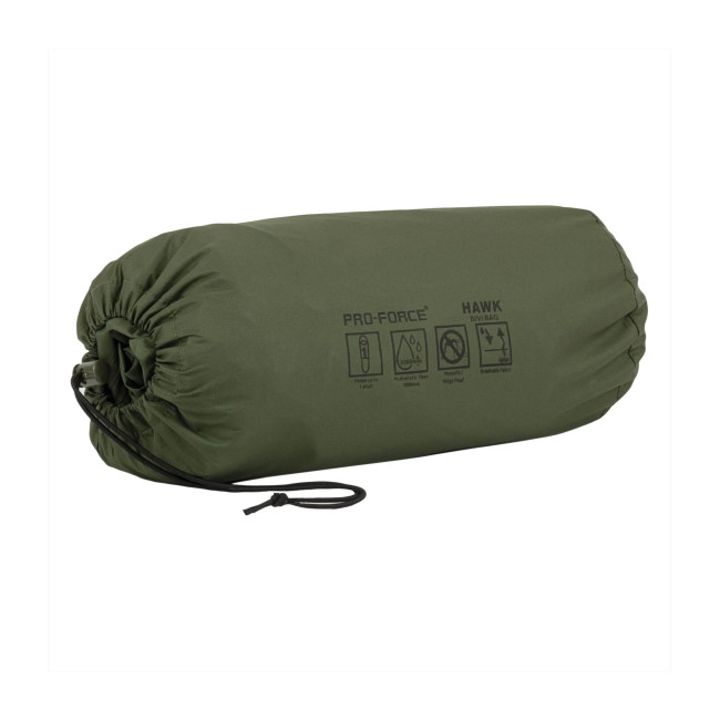 Schlafsack-Überzug Hawk Olivgrün - Highlander