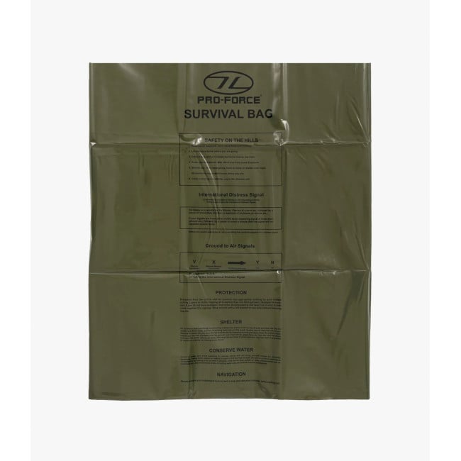 Sac de survie d'urgence - Vert Olive - Highlander