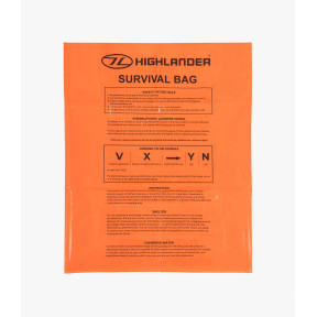 Sac de survie d'urgence - Rouge - Highlander