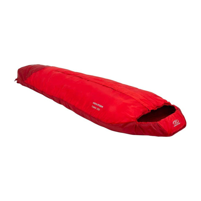 Slaapzak Trekker 250 - Rood - Highlander