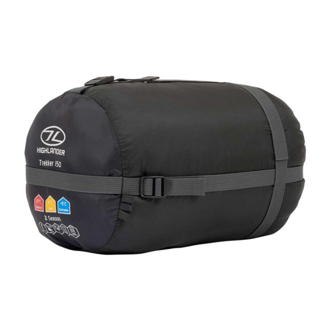 Sac de couchage Trekker 150 - Gris Charbon - Highlander