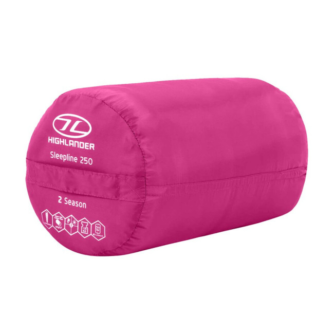 Sleepline Schlafsack - Rosa - Highlander