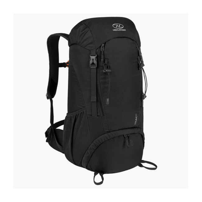 Damen Wanderrucksack Trail 40L - Schwarz - Highlander