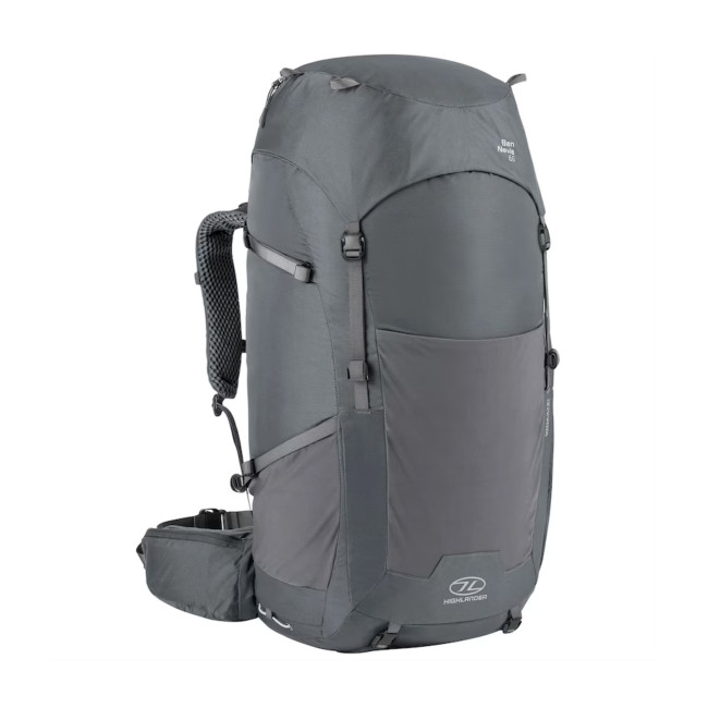 Wanderrucksack Ben Nevis 65L - Grau - Highlander