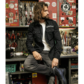Chemise vintage motorhead noir - Brandit 
