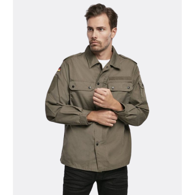 Chemise militaire BW olive - Brandit