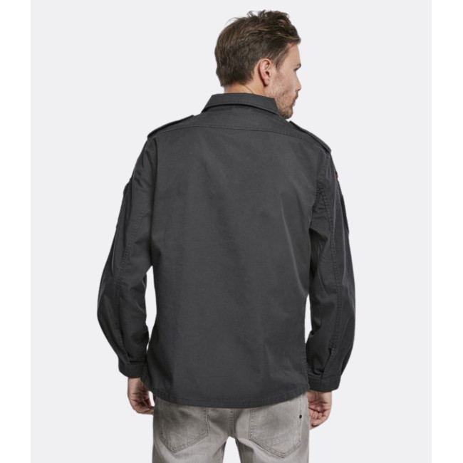 Chemise militaire BW noir - Brandit
