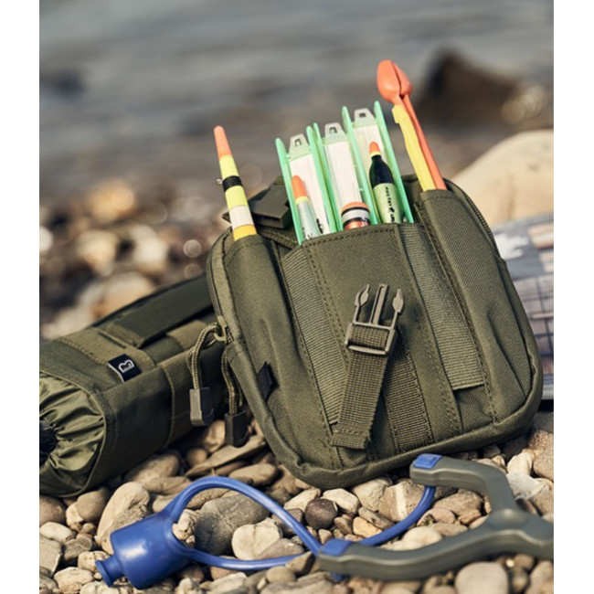 Pochette MOLLE Functional verte olive - Brandit