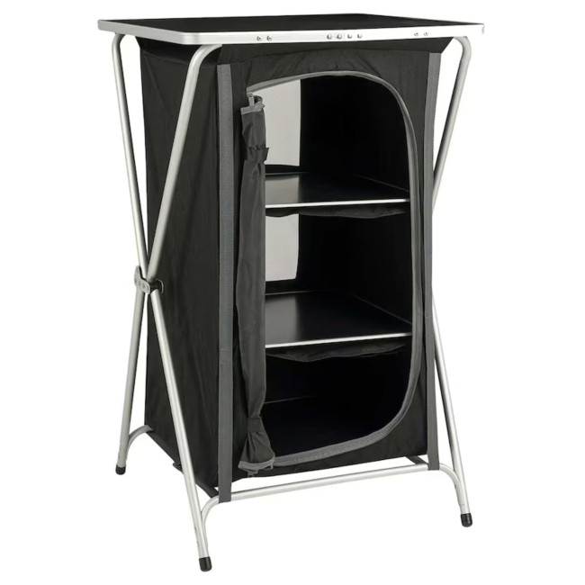 Faltbarer Campingschrank (3 Schubladen) - Highlander