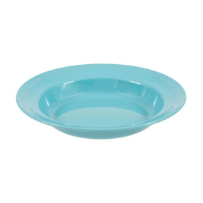 Assiette à soupe 22 cm en polypropylène Bleue - Highlander