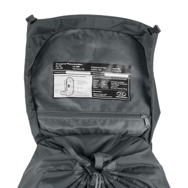 Sac à dos Ben Nevis 52L - Gris - Highlander